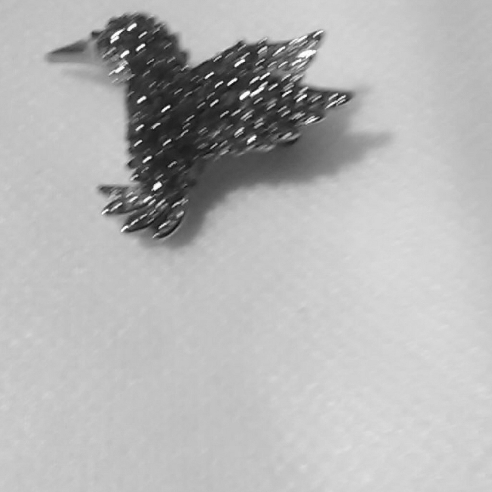 Hummingbird Crystal Brooch